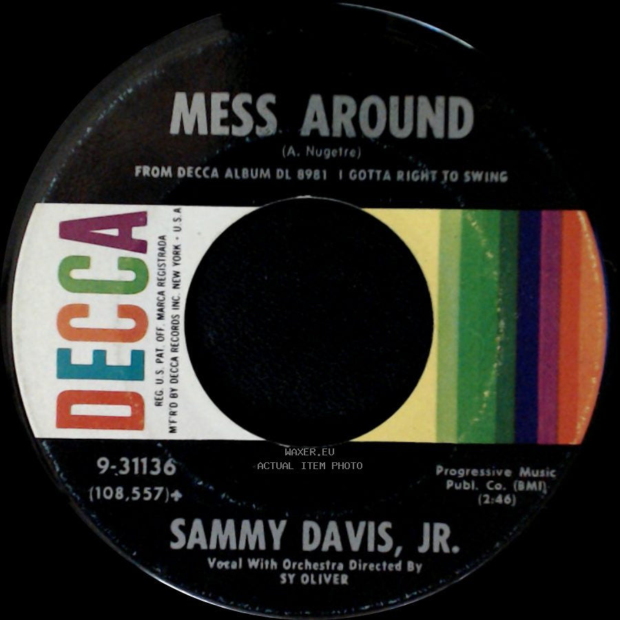 Sammy Davis, Jr. - Mess Around / I Got A Woman side A