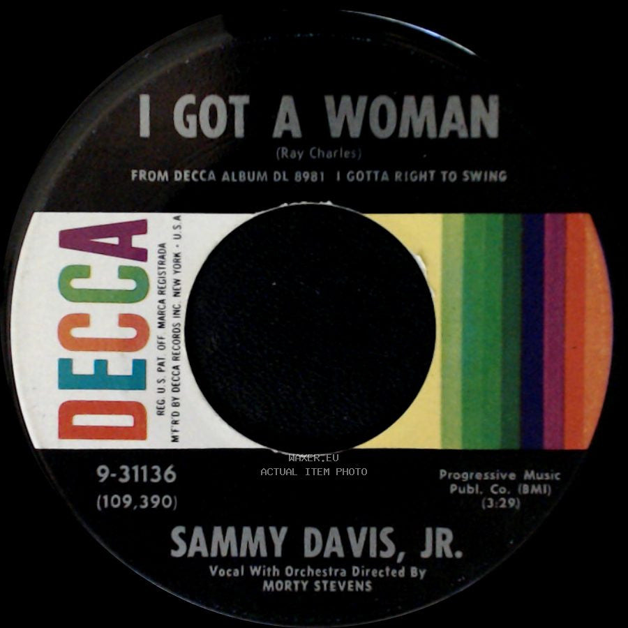 Sammy Davis, Jr. - Mess Around / I Got A Woman side B