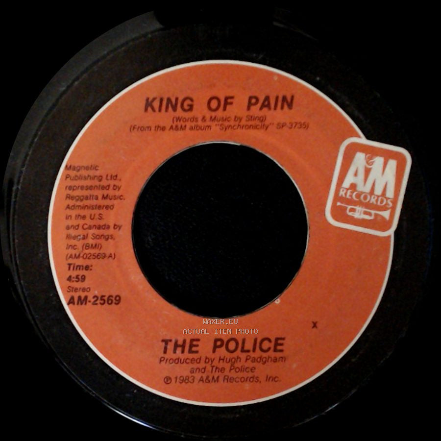 The Police - King Of Pain / Someone To Talk To side A