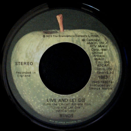 Wings - Live And Let Die / I Lie Around side A