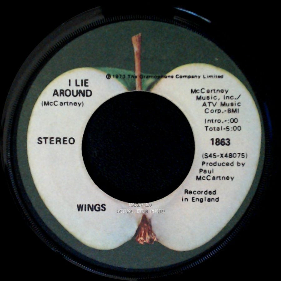 Wings - Live And Let Die / I Lie Around side B