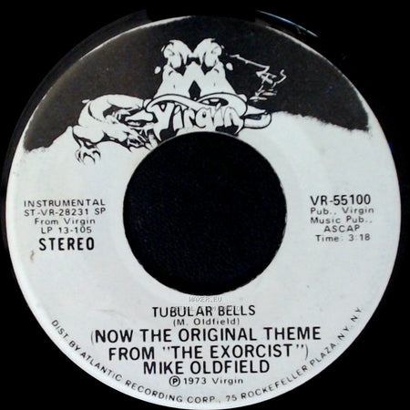 Mike Oldfield - Tubular Bells / Tubular Bells (Now The Original Theme From "The Exorcist") side B
