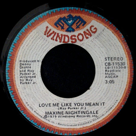 Maxine Nightingale - Love Me Like You Mean It / Lead Me On side A