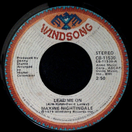 Maxine Nightingale - Love Me Like You Mean It / Lead Me On side B