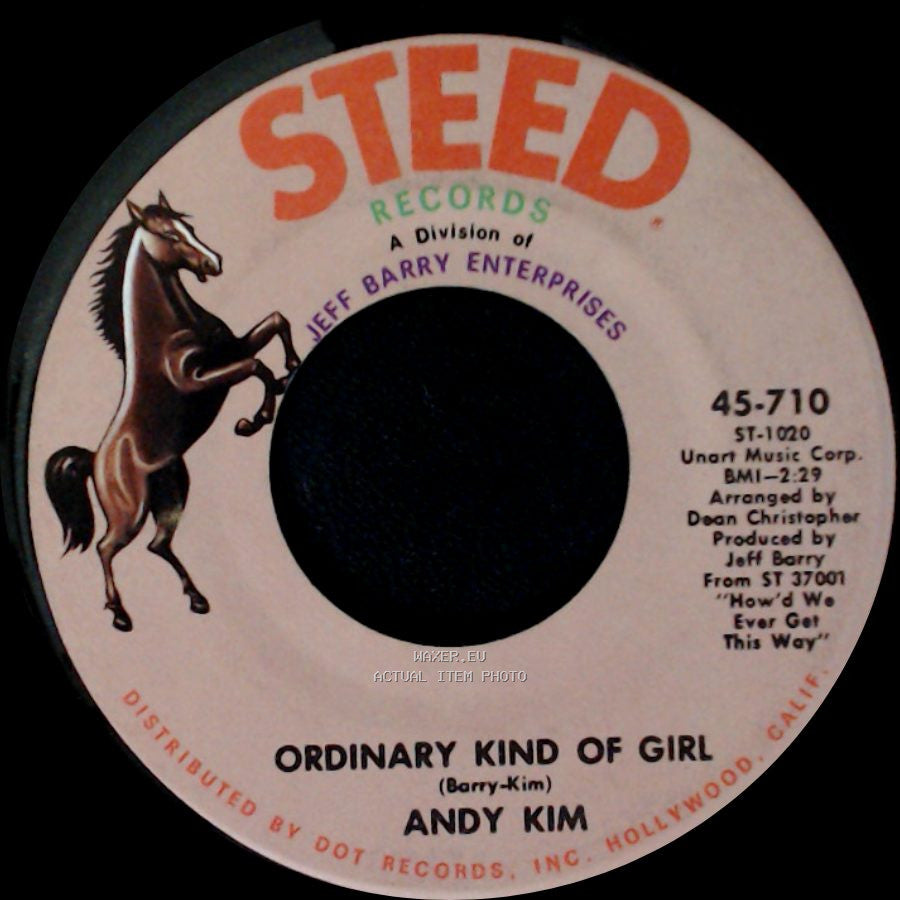 Andy Kim - Shoot'em Up, Baby / Ordinary Kind Of Girl side B