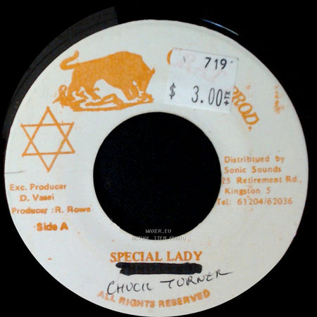 Chuck Turner - Special Lady / Version side A