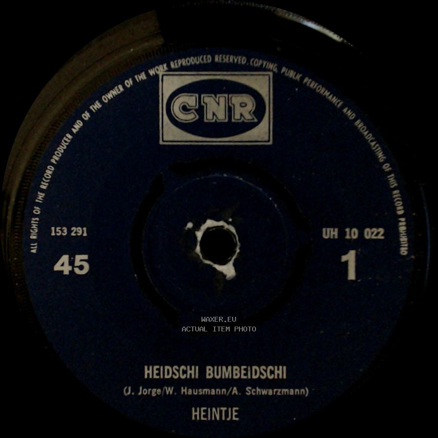 Heintje - Heidschi Bumbeidschi / Eine Kleine Abschiedsträne side A