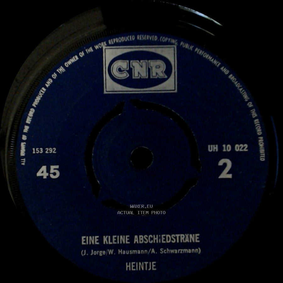 Heintje - Heidschi Bumbeidschi / Eine Kleine Abschiedsträne side B