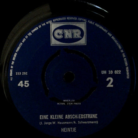 Heintje - Heidschi Bumbeidschi / Eine Kleine Abschiedsträne side B