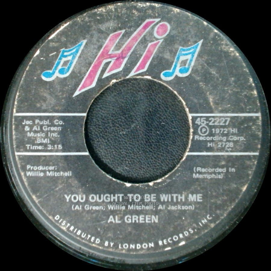Al Green - You Ought To Be With Me / What Is This Feeling side A
