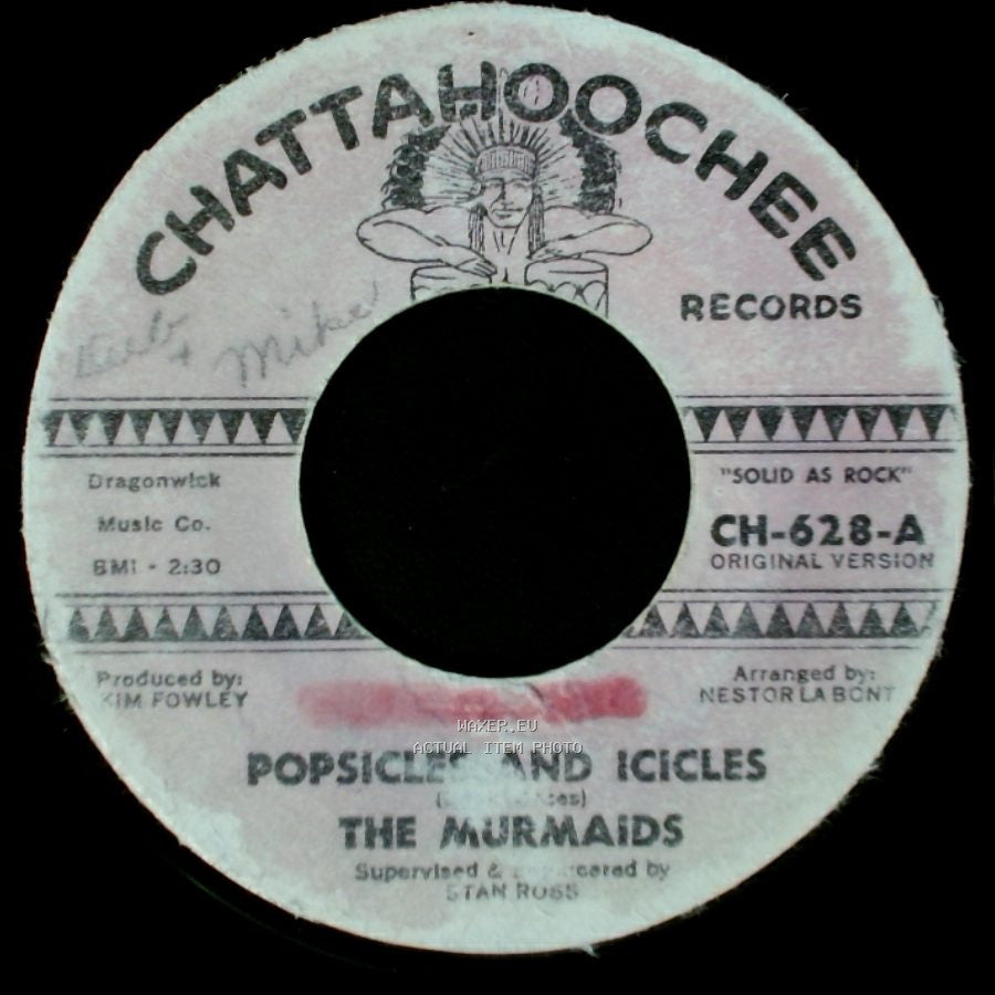 The Murmaids Band / The Murmaids - Huntington Flats / Popsicles And Icicles side B