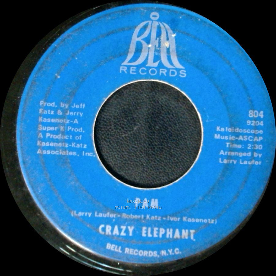 Crazy Elephant - I Pam / Sunshine, Red Wine side A