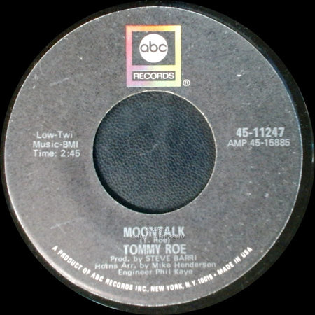 Tommy Roe - Jam Up Jelly Tight / Moontalk side B