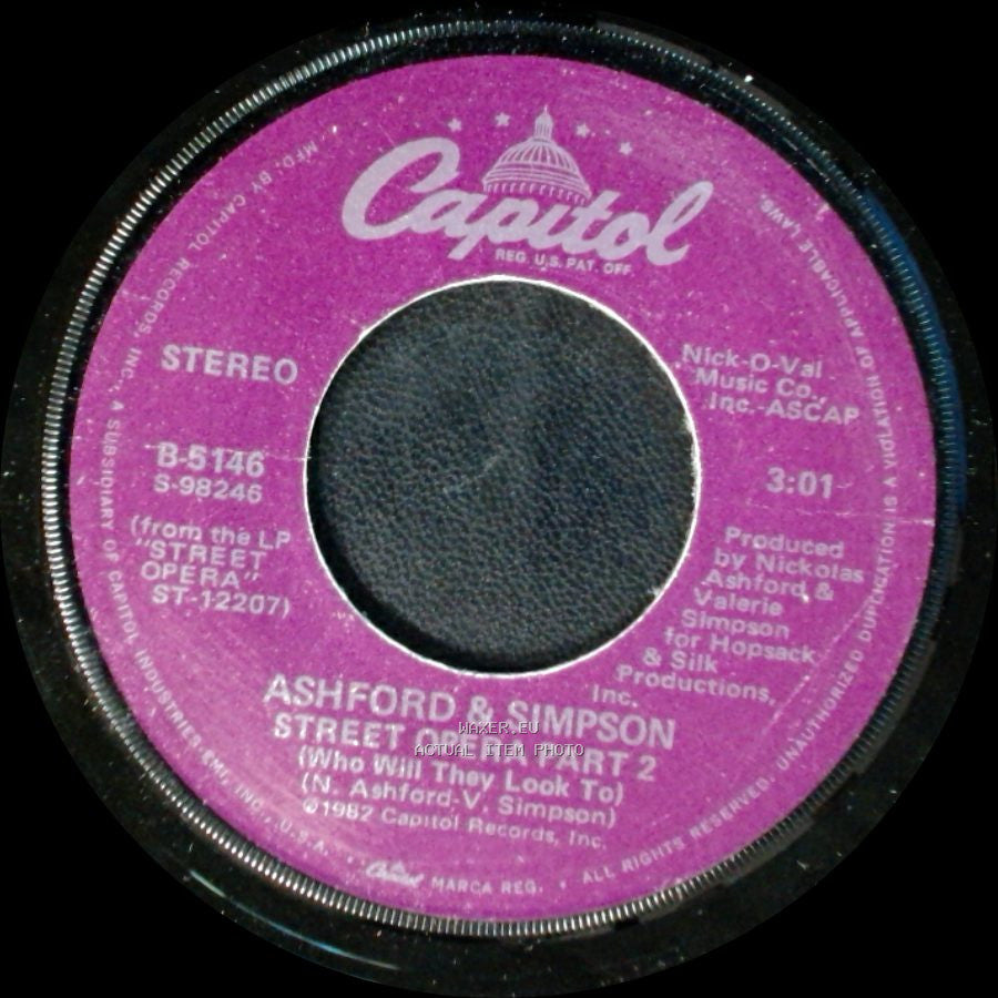 Ashford & Simpson - Street Opera Part 2 (Who Will They Look To) / Love It Away side A