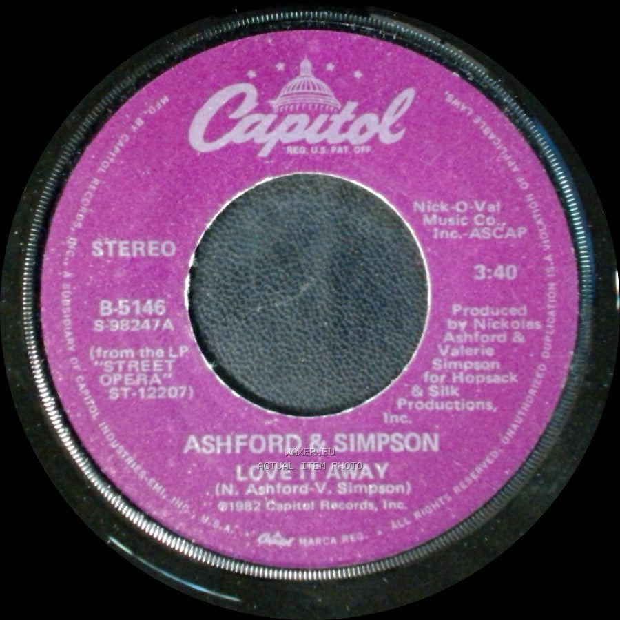 Ashford & Simpson - Street Opera Part 2 (Who Will They Look To) / Love It Away side B