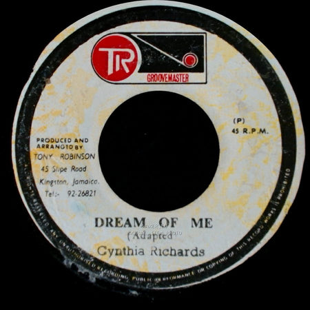 Cynthia Richards - Dream Of Me (Adapted) / Dream Under Heavy Manner side A