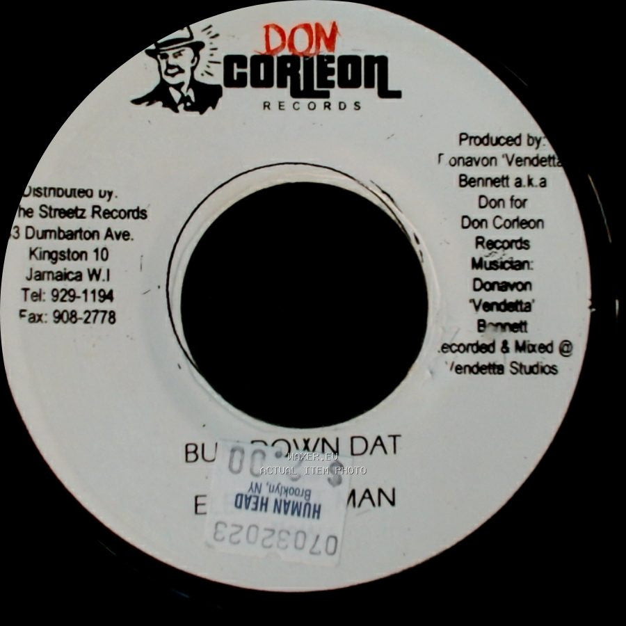 Elephant Man - Bun Down Dat / Burn Down Dat side B