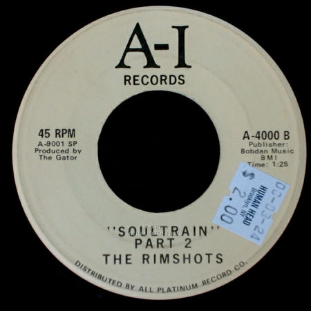 The Rimshots - Soultrain Part 2 / Soultrain Part 1 side A