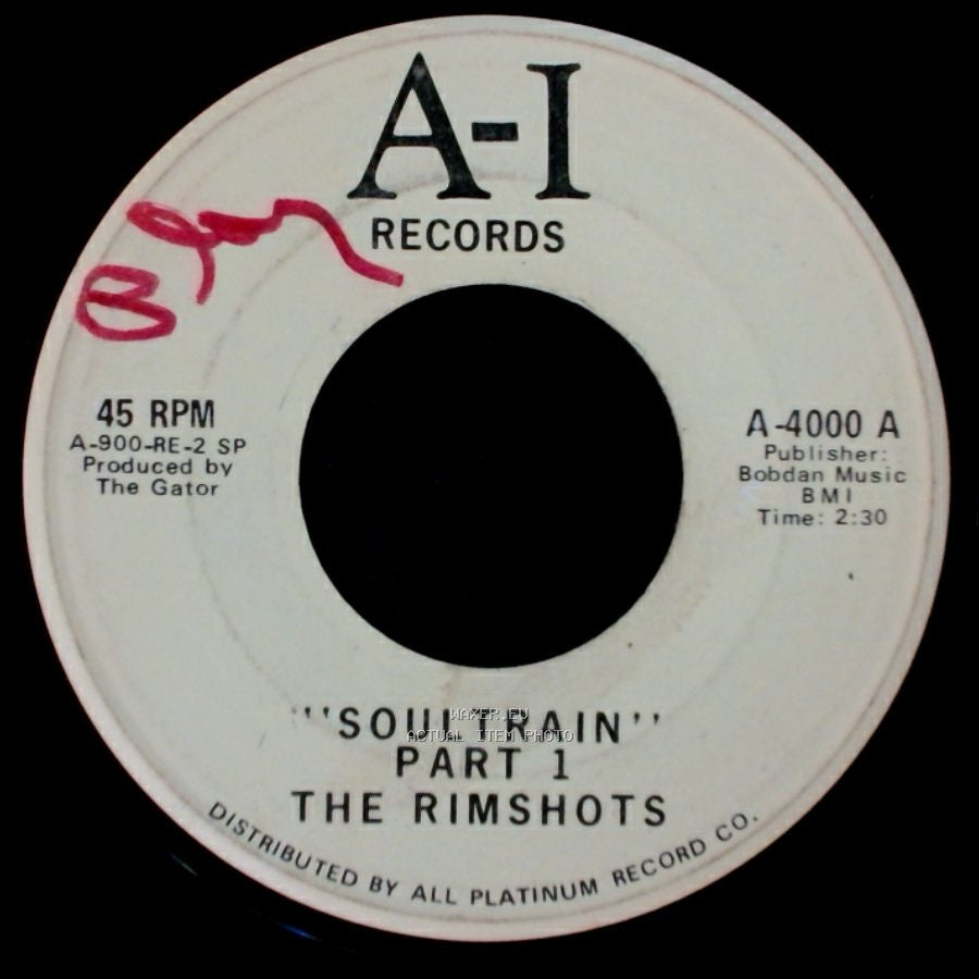 The Rimshots - Soultrain Part 2 / Soultrain Part 1 side B