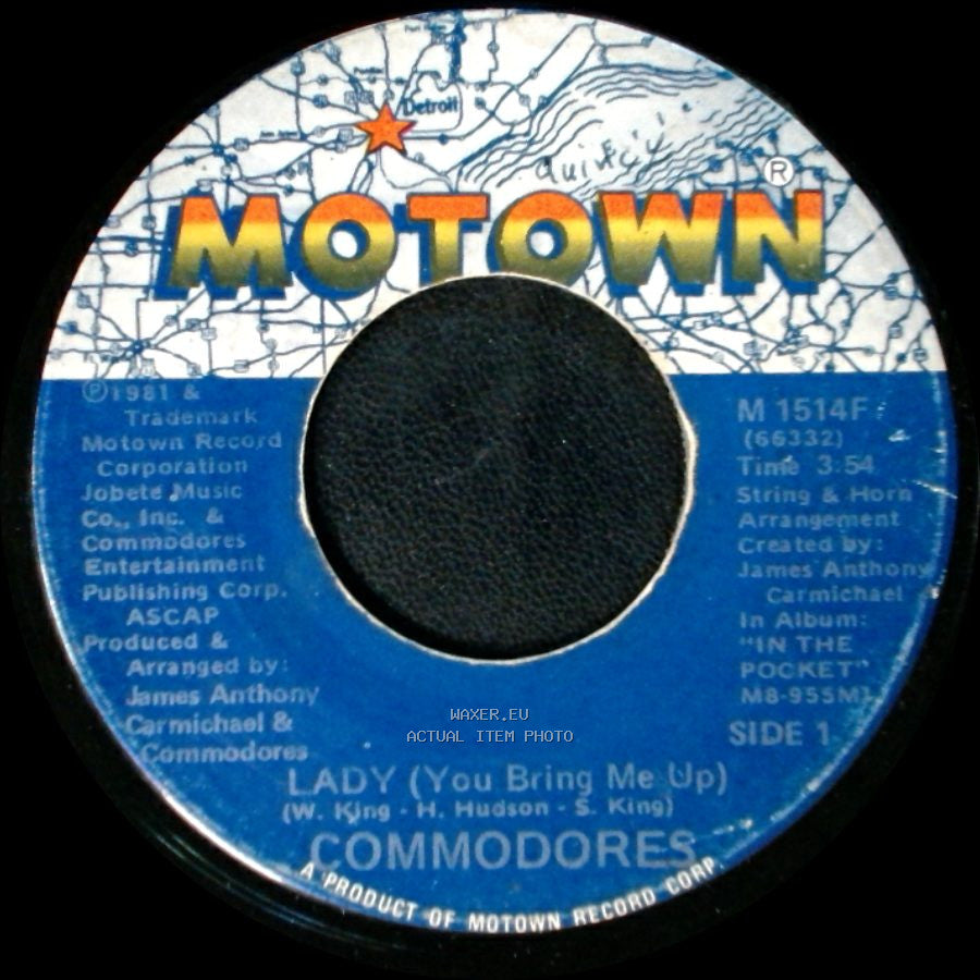 Commodores - Lady (You Bring Me Up) / Gettin' It side A