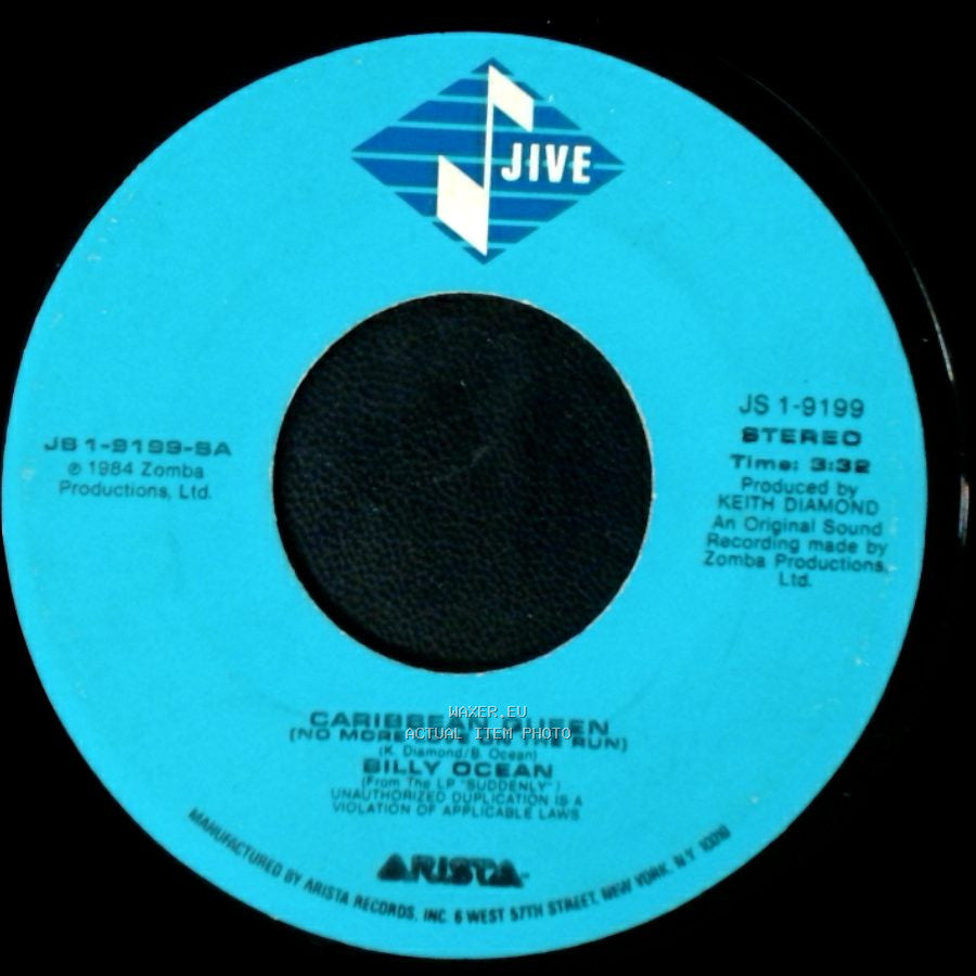 Billy Ocean - Caribbean Queen (No More Love On The Run) / Caribbean Queen (No More Love On The Run) side A