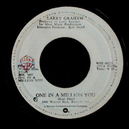 Larry Graham / Larry Graham Graham Central Station - One In A Million You / The Entertainer side A
