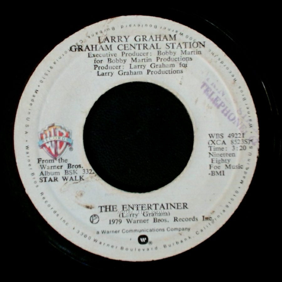 Larry Graham / Larry Graham Graham Central Station - One In A Million You / The Entertainer side B