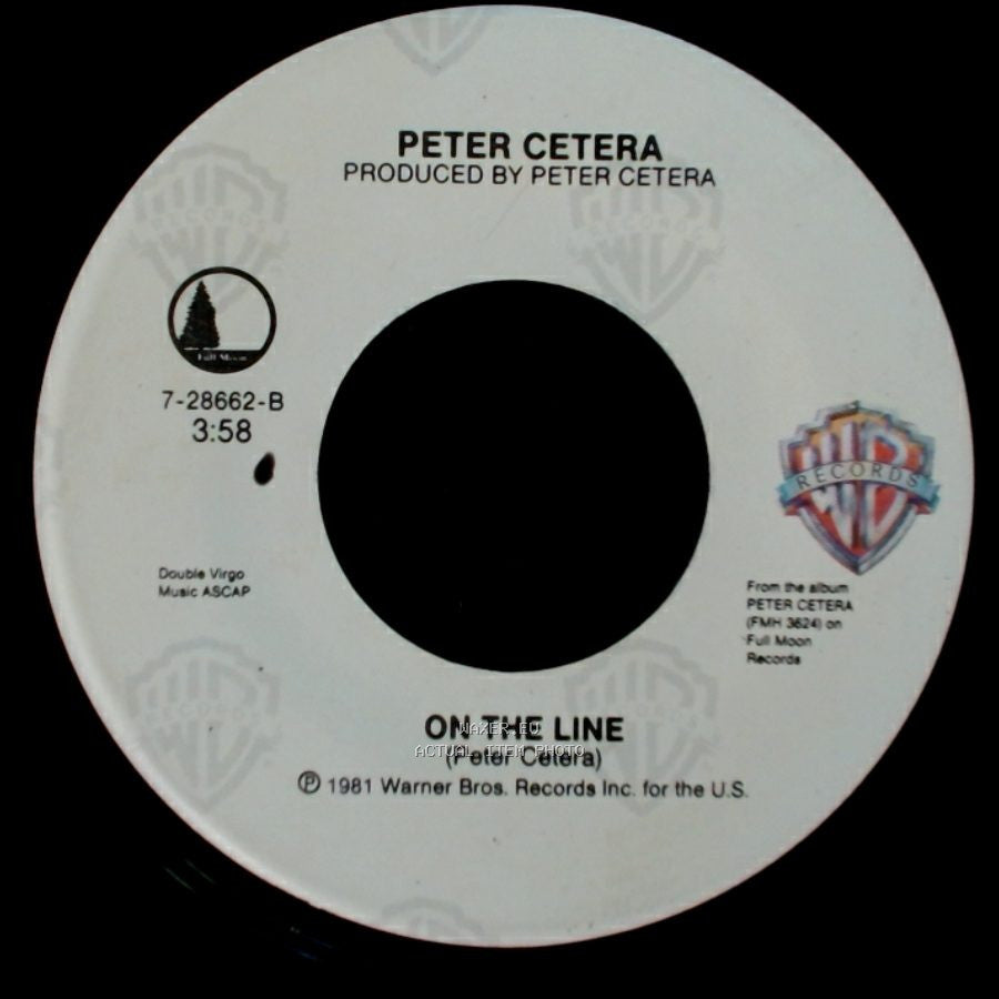 Peter Cetera - On The Line / Glory Of Love (Theme From The Karate Kid Part Ii) side A