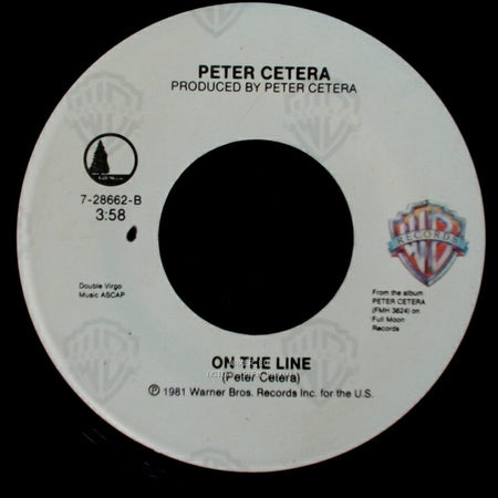 Peter Cetera - On The Line / Glory Of Love (Theme From The Karate Kid Part Ii) side A