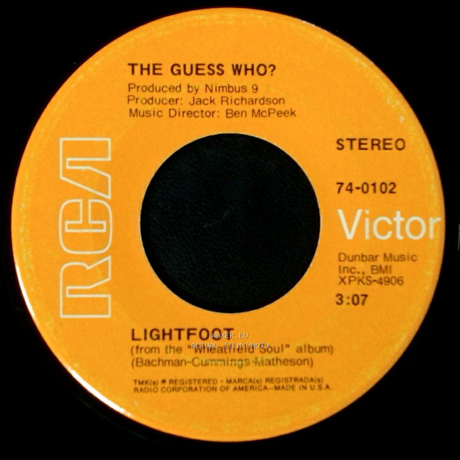The Guess Who? - Lightfoot / These Eyes side A