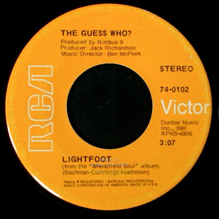 The Guess Who? - Lightfoot / These Eyes side A