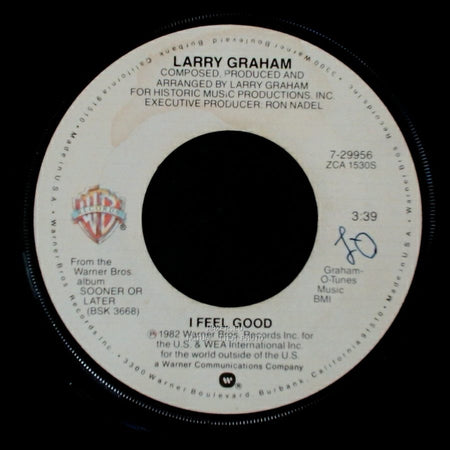 Larry Graham - I Feel Good / Sooner Or Later side A