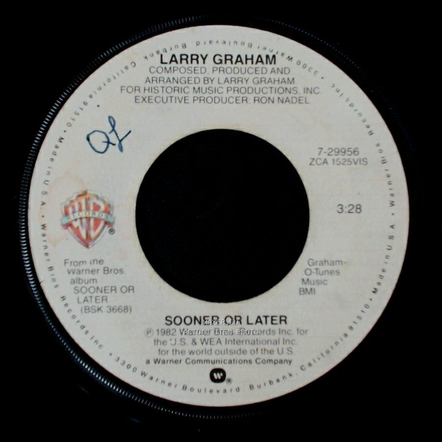 Larry Graham - I Feel Good / Sooner Or Later side B