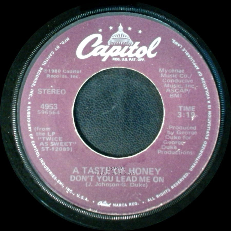 A Taste Of Honey - Don't You Lead Me On / Sukiyaki side A