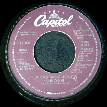 A Taste Of Honey - Don't You Lead Me On / Sukiyaki side B