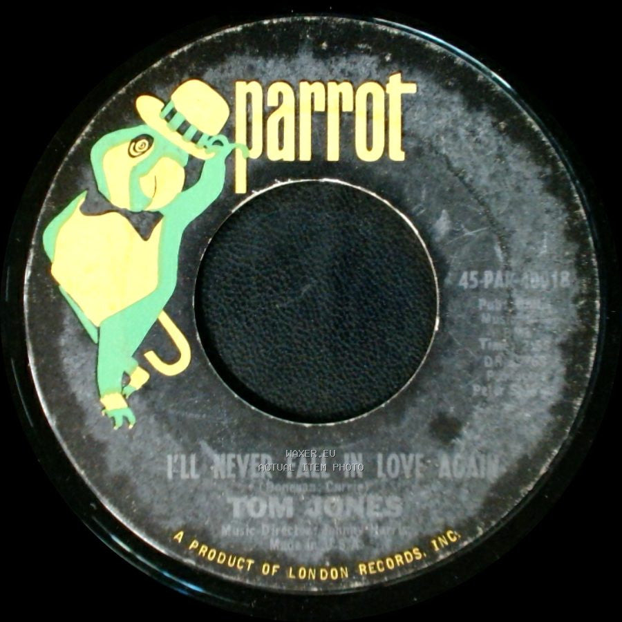 Tom Jones - I'll Never Fall In Love Again / Once Upon A Time side A