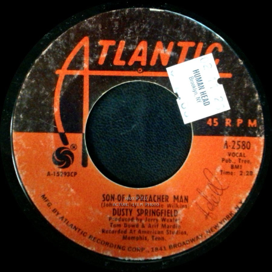 Dusty Springfield - Son-Of-A Preacher Man / Just A Little Lovin' (Early In The Mornin') side A