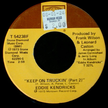 Eddie Kendricks - Keep On Truckin' (Part 2) / Keep On Truckin' (Part 1) side A