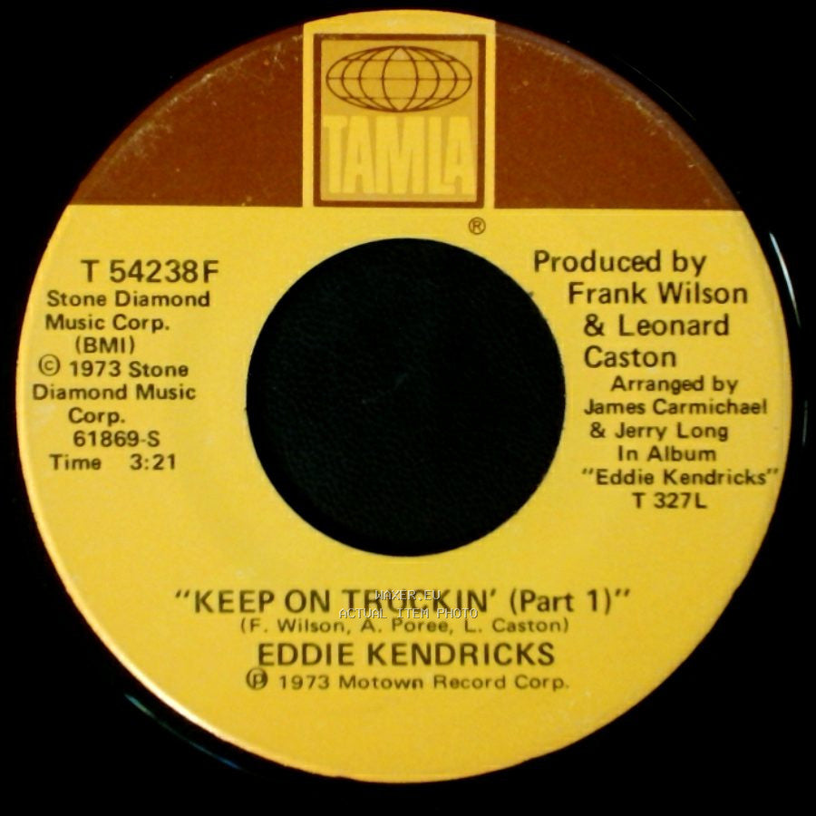 Eddie Kendricks - Keep On Truckin' (Part 2) / Keep On Truckin' (Part 1) side B