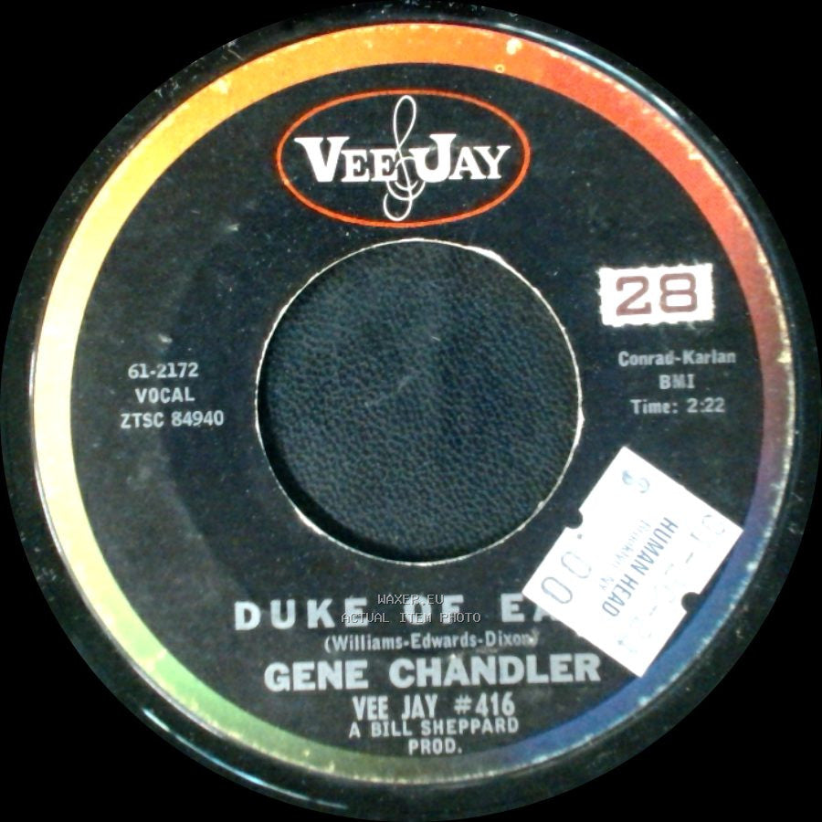 Gene Chandler - Duke Of Earl / Kissin' In The Kitchen side A