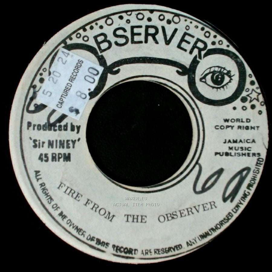 Unknown Artist - Casandra / Fire From The Observer side B