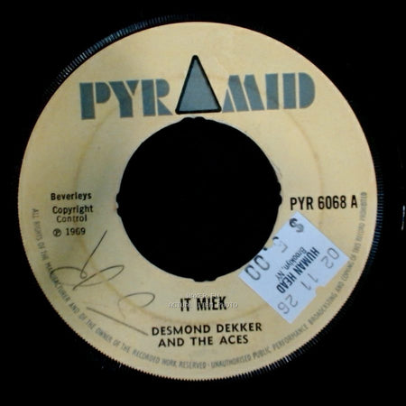 Desmond Dekker And The Aces - It Miek / Problems side A