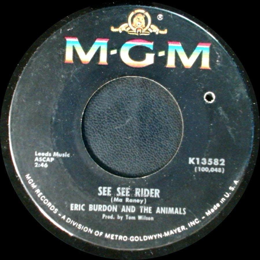 Eric Burdon And The Animals - She'll Return It / See See Rider side B