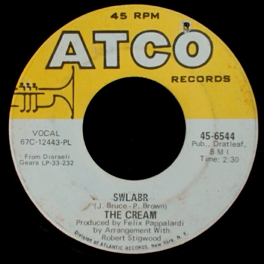 The Cream - Sunshine Of Your Love / S W L A B R side A