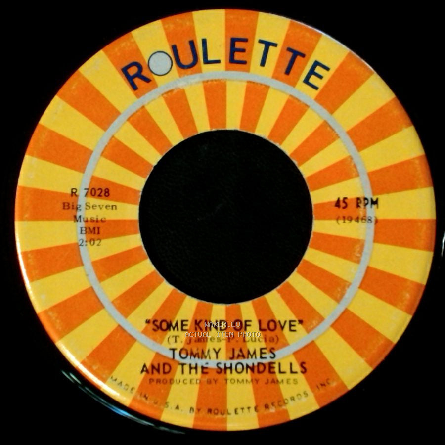 Tommy James And The Shondells - Some Kind Of Love / Crimson And Clover side A