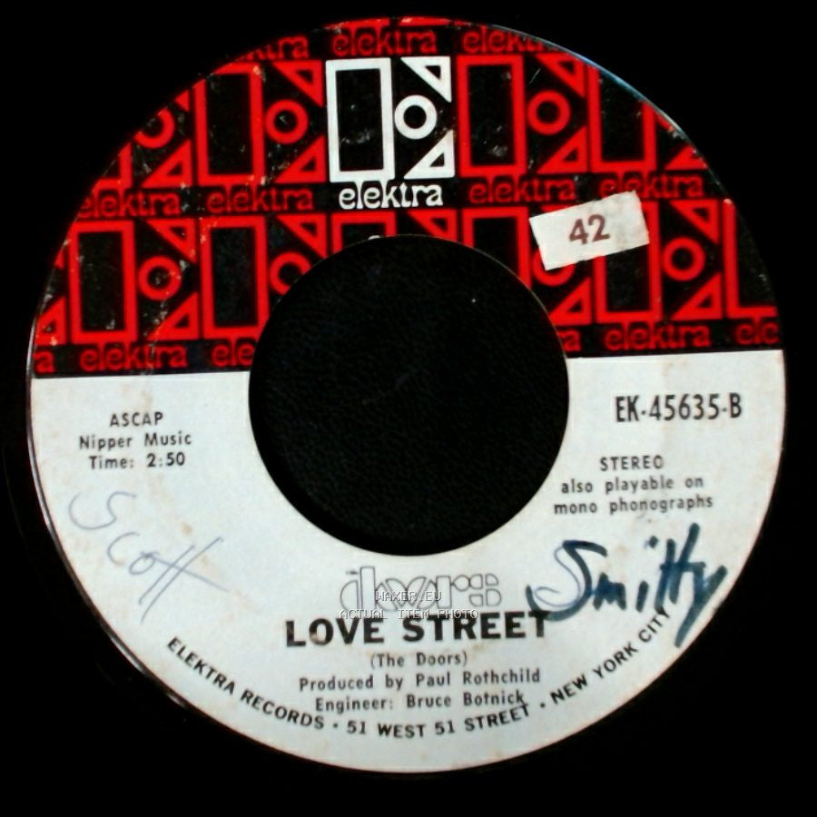 The Doors - Love Street / Hello, I Love You side A
