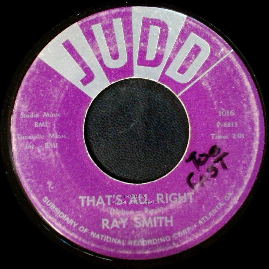 Ray Smith - Rockin' Little Angel / That's All Right side B