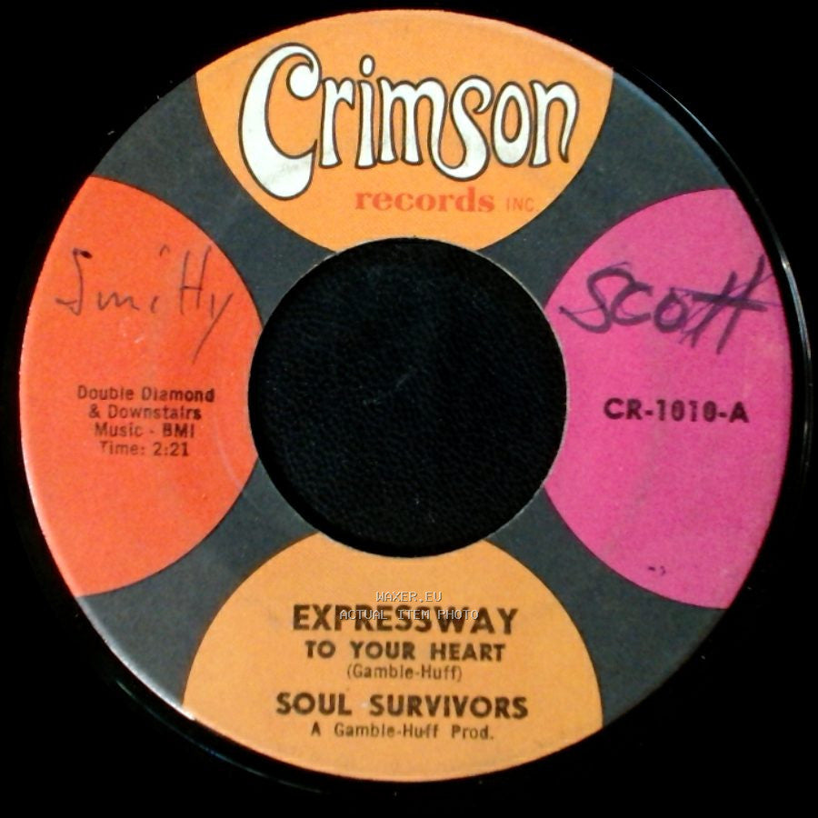 Soul Survivors - Expressway To Your Heart / Hey Gyp side A