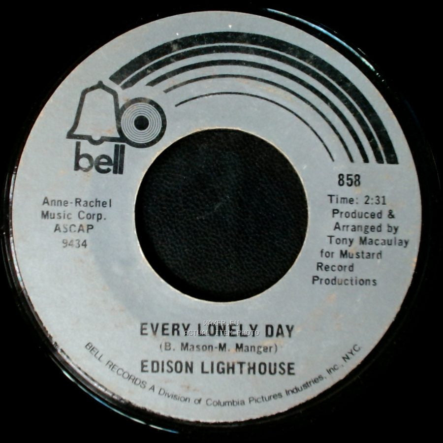 Edison Lighthouse - Every Lonely Day / Love Grows (Where My Rosemary Goes) side A