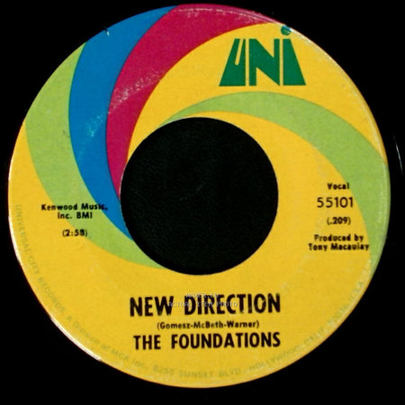 The Foundations - Build Me Up Buttercup / New Direction side B